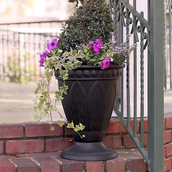 Outdoor Urn Fillers Wayfair   Altom Composite Urn Planter 